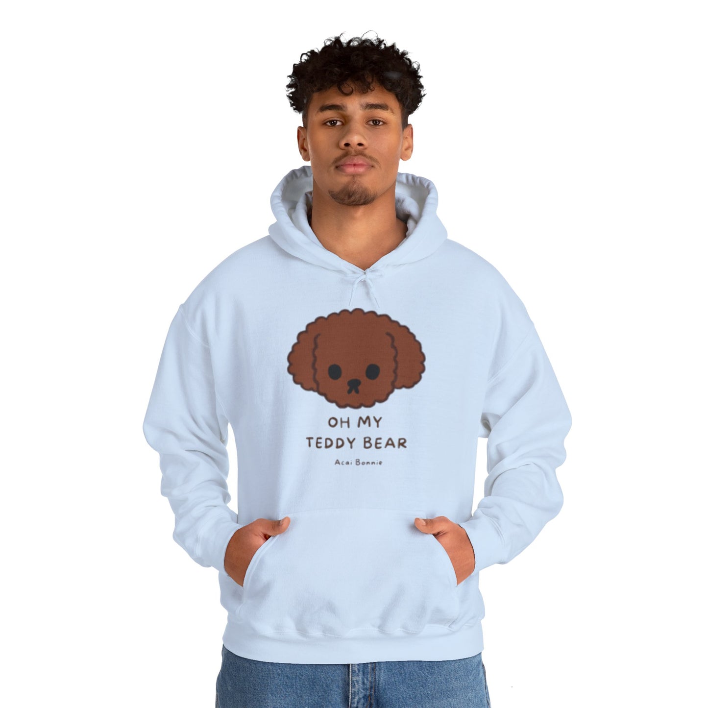 Doodle Oh My Teddy Bear Unisex Blend™ Hooded Sweatshirt