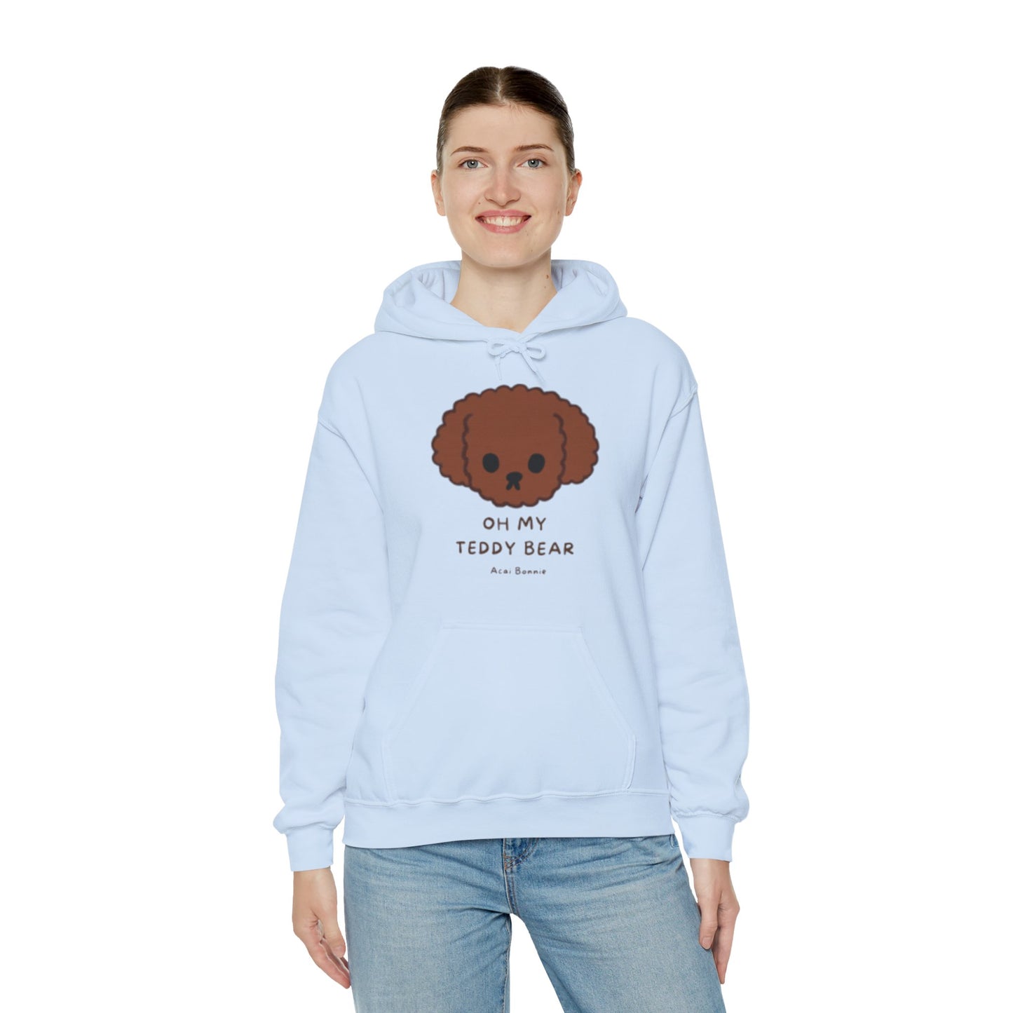 Doodle Oh My Teddy Bear Unisex Blend™ Hooded Sweatshirt