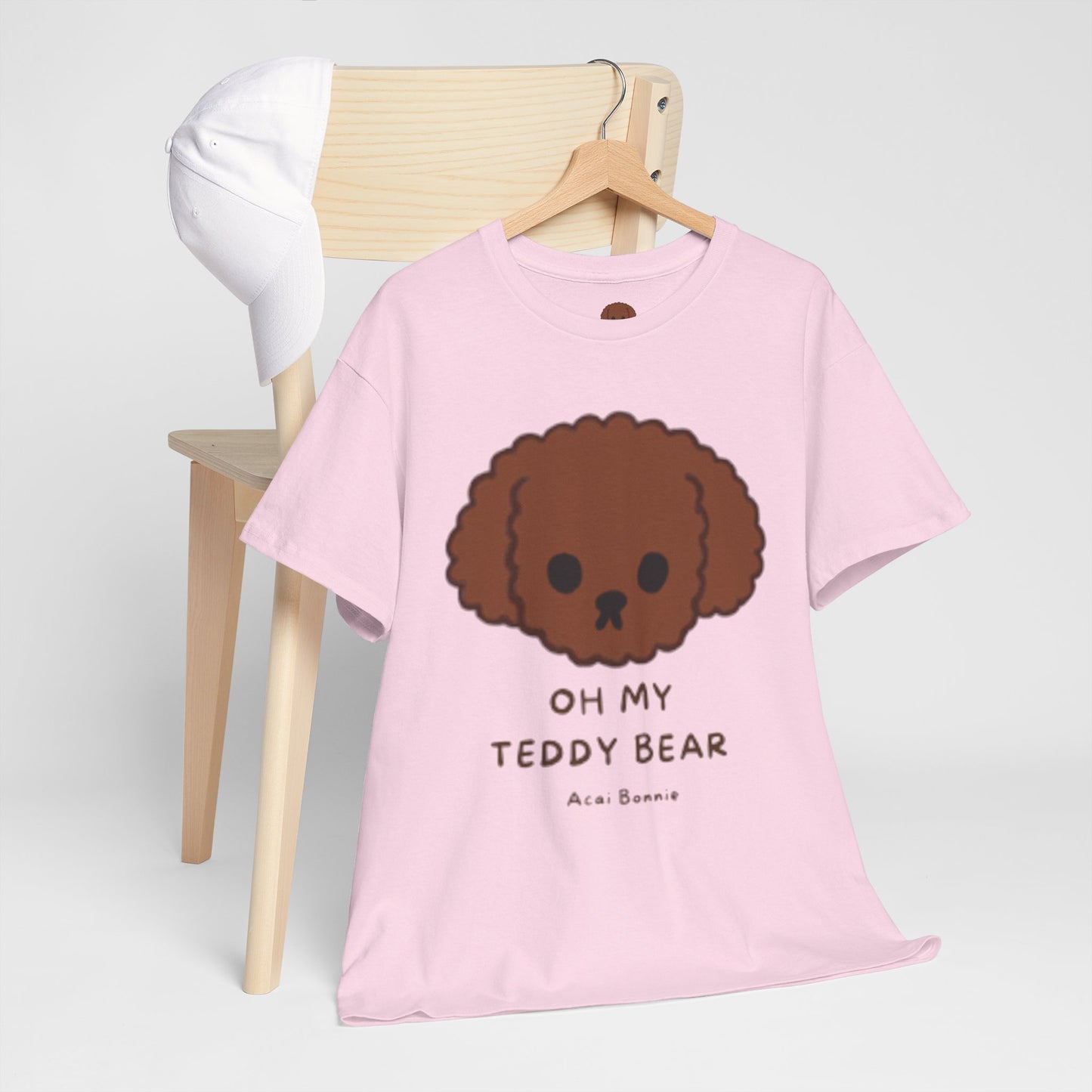 Doodle Oh My Teddy Bear Unisex Cotton T-Shirt