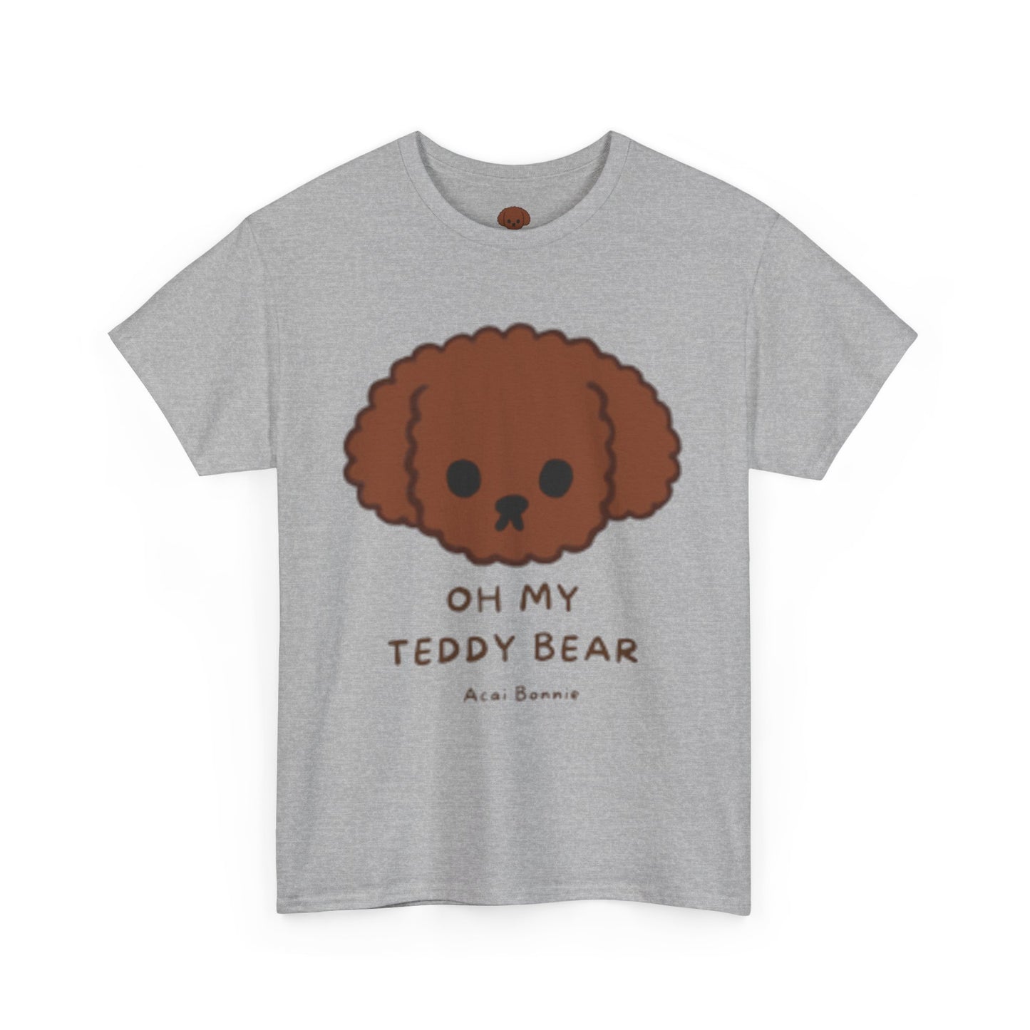 Doodle Oh My Teddy Bear Unisex Cotton T-Shirt