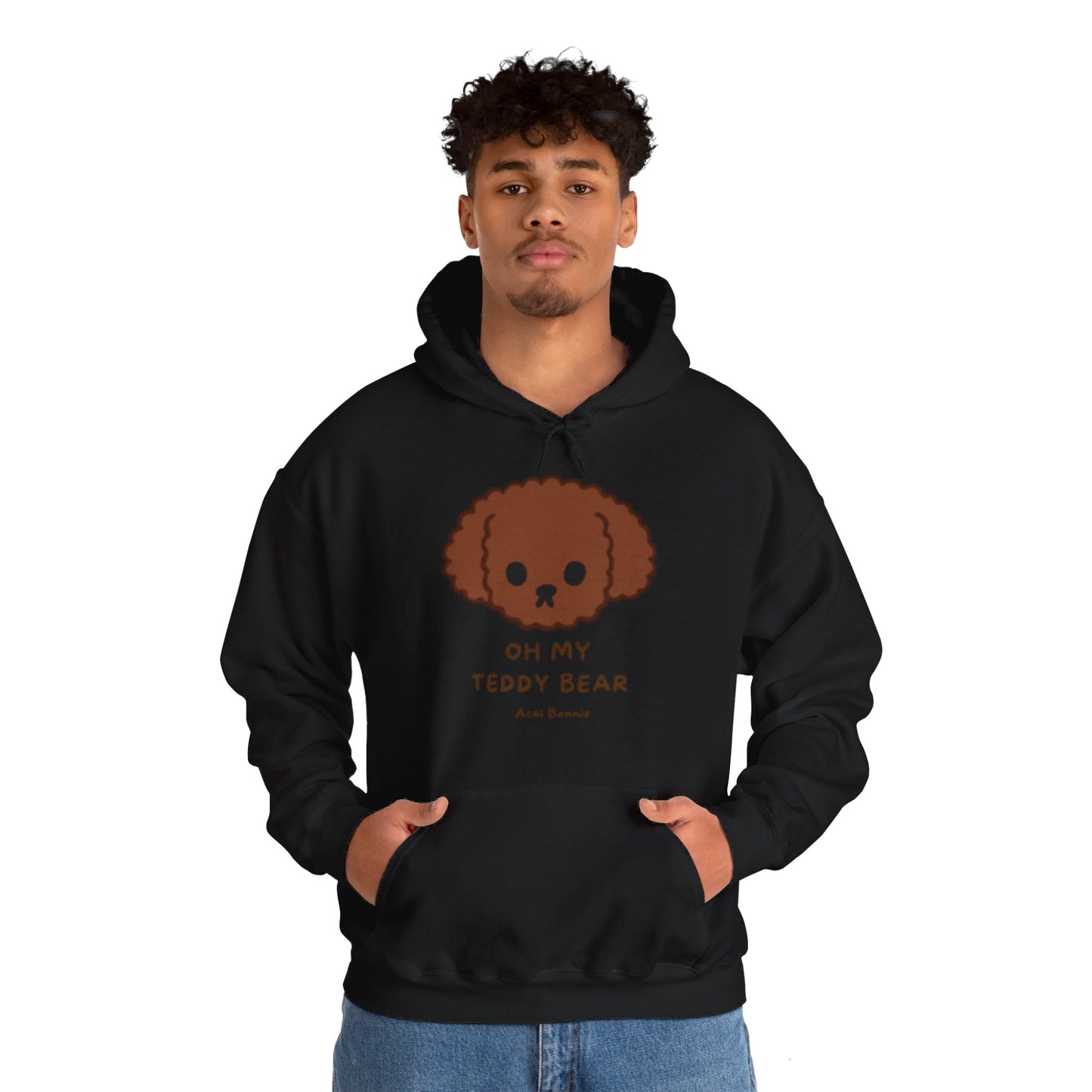 Doodle Oh My Teddy Bear Unisex Blend™ Hooded Sweatshirt