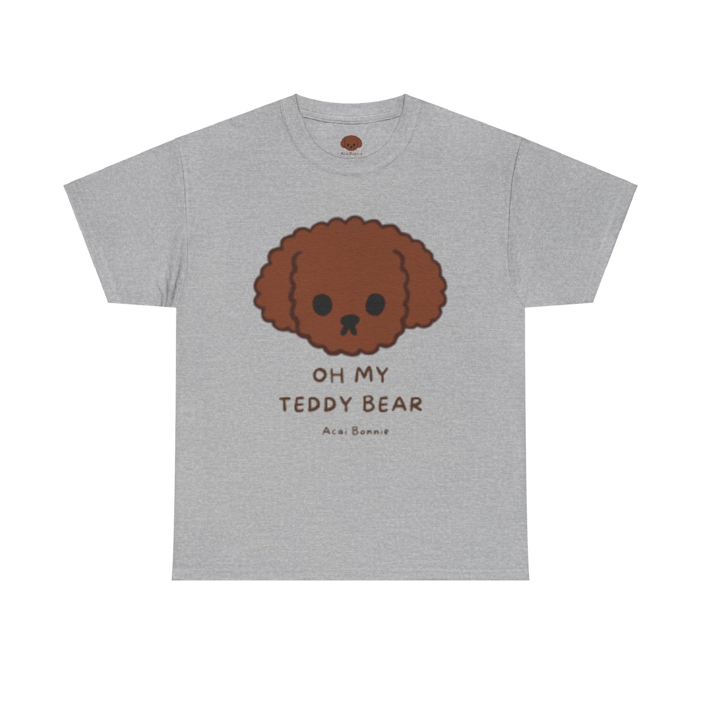 Doodle Oh My Teddy Bear Unisex Cotton T-Shirt