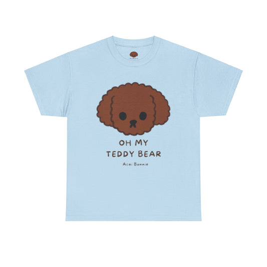 Doodle Oh My Teddy Bear Unisex Cotton T-Shirt