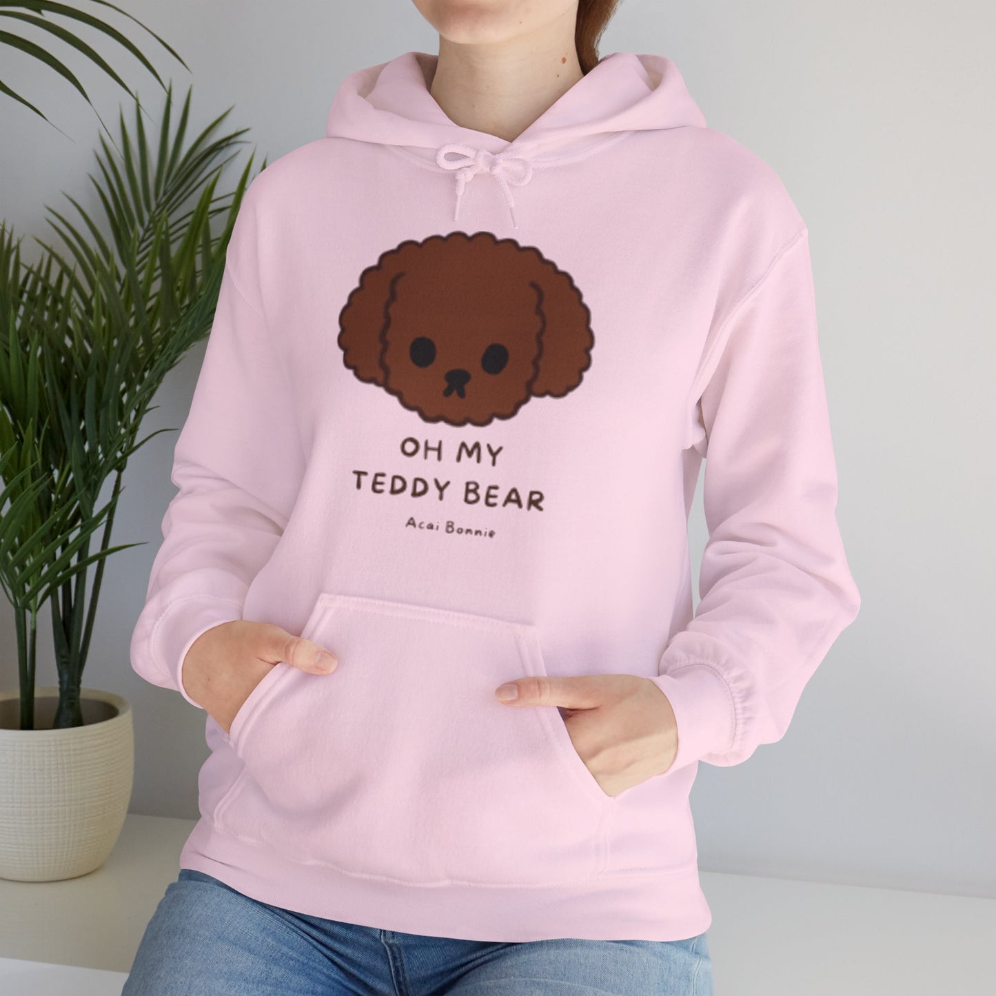 Doodle Oh My Teddy Bear Unisex Blend™ Hooded Sweatshirt