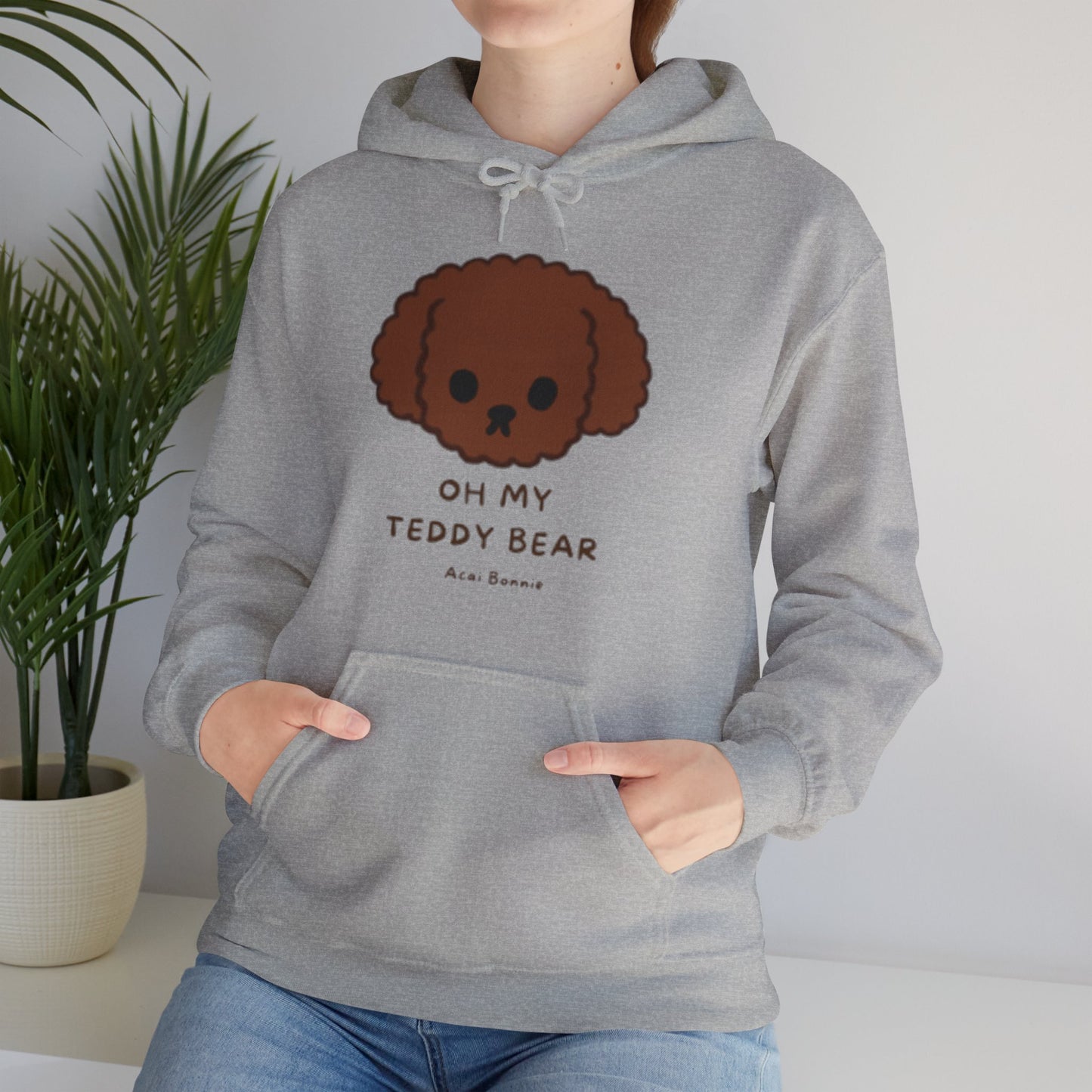 Doodle Oh My Teddy Bear Unisex Blend™ Hooded Sweatshirt