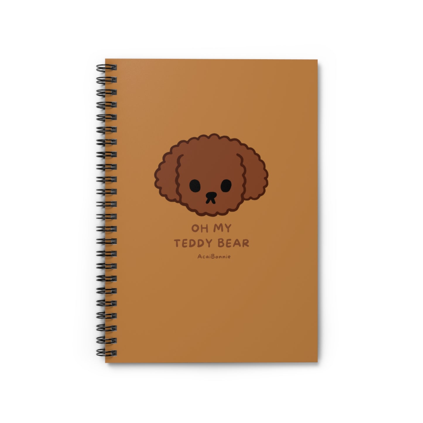 Doodle Oh My Teddy Bear Spiral Notebook - Ruled Line