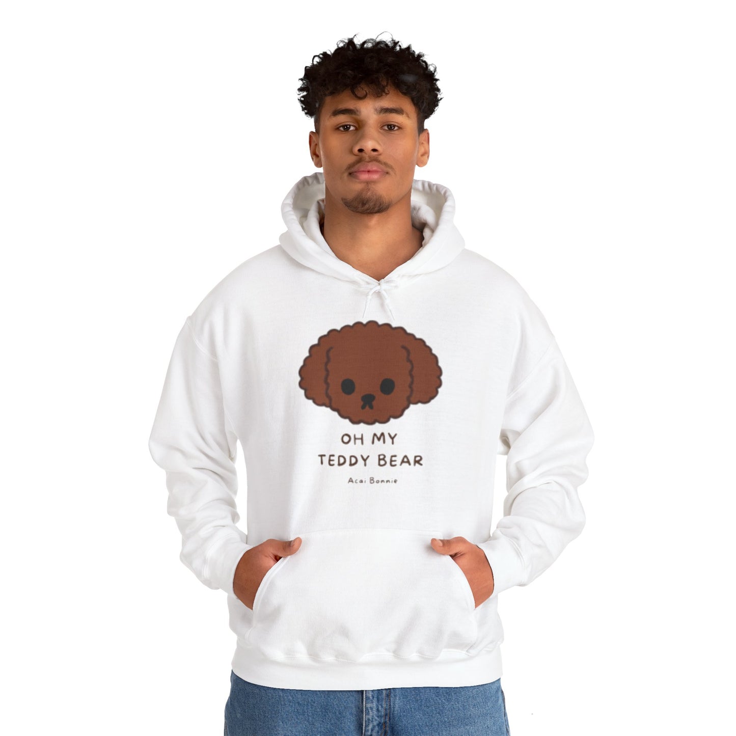 Doodle Oh My Teddy Bear Unisex Blend™ Hooded Sweatshirt