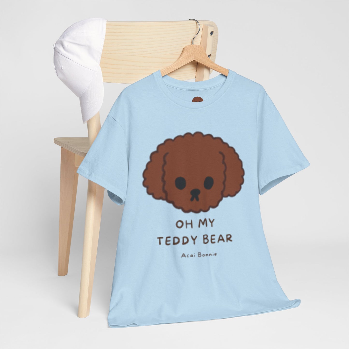 Doodle Oh My Teddy Bear Unisex Cotton T-Shirt