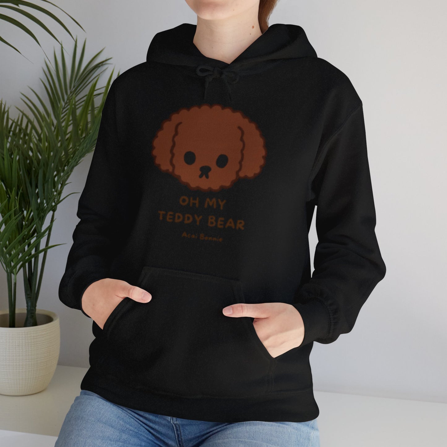 Doodle Oh My Teddy Bear Unisex Blend™ Hooded Sweatshirt