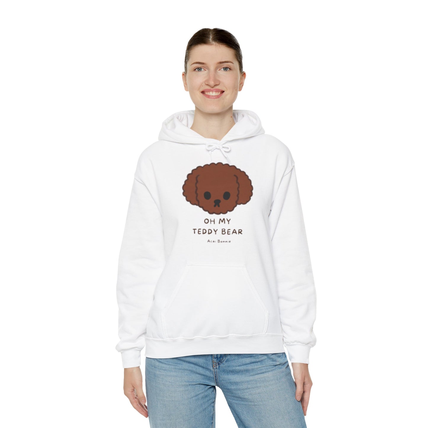 Doodle Oh My Teddy Bear Unisex Blend™ Hooded Sweatshirt