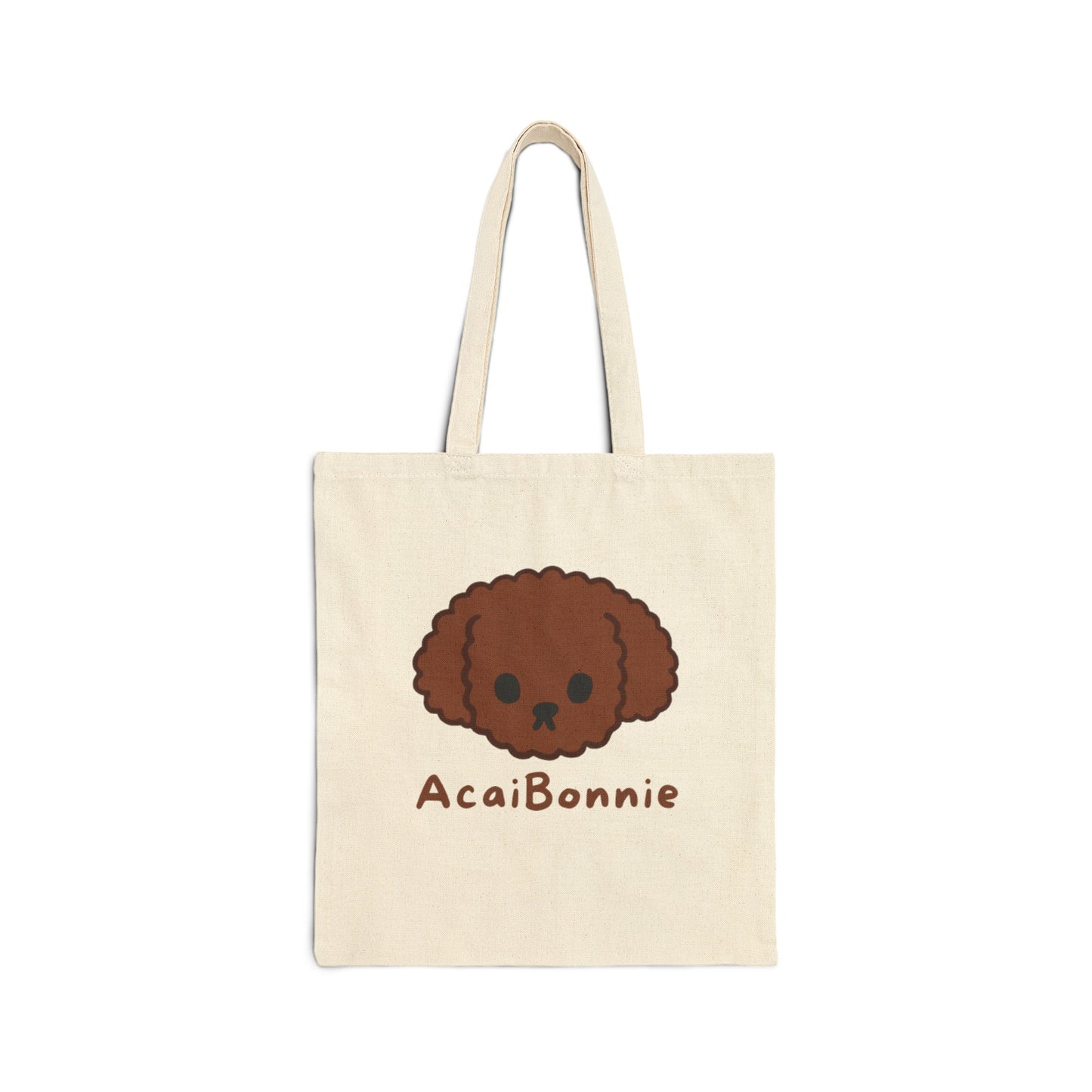 Doodle Oh My Teddy Bear Cotton Canvas Tote Bag