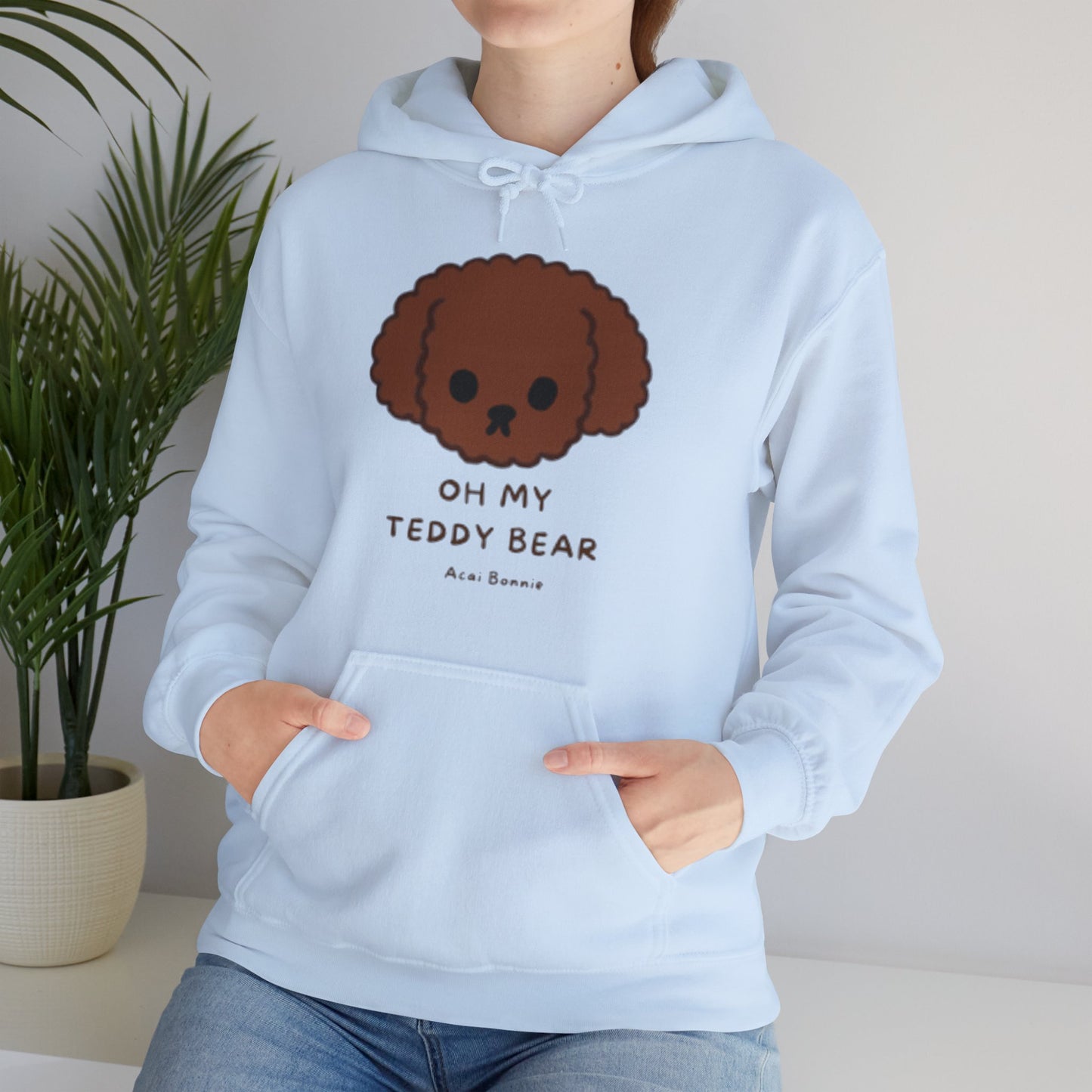 Doodle Oh My Teddy Bear Unisex Blend™ Hooded Sweatshirt