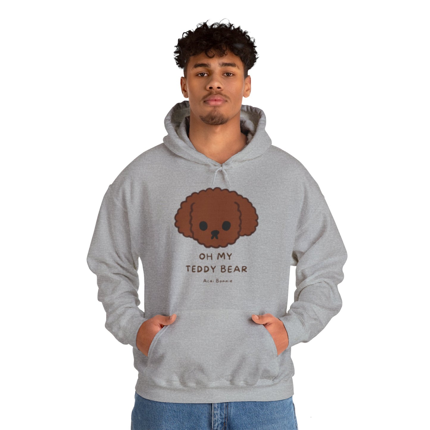 Doodle Oh My Teddy Bear Unisex Blend™ Hooded Sweatshirt