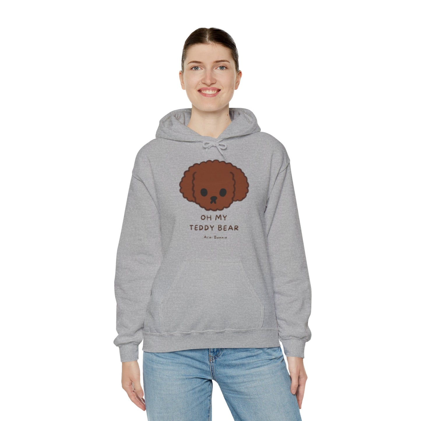 Doodle Oh My Teddy Bear Unisex Blend™ Hooded Sweatshirt