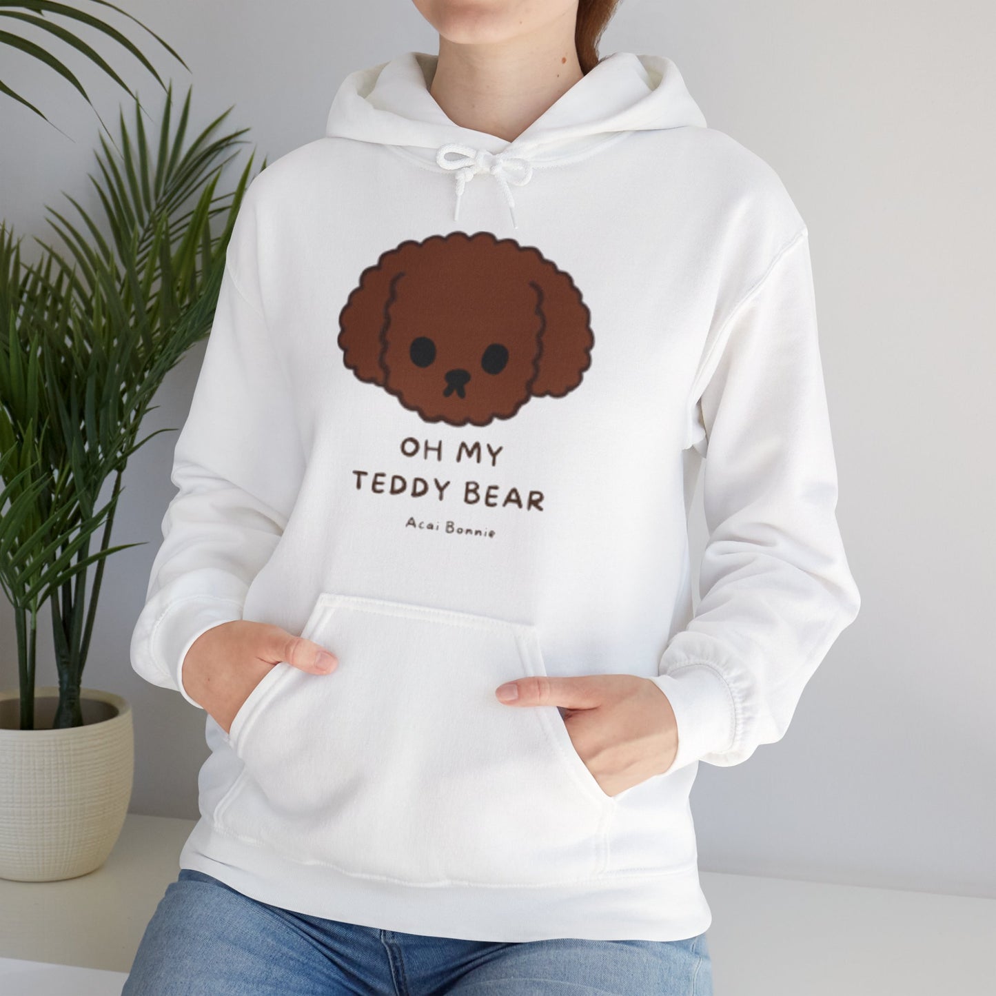 Doodle Oh My Teddy Bear Unisex Blend™ Hooded Sweatshirt