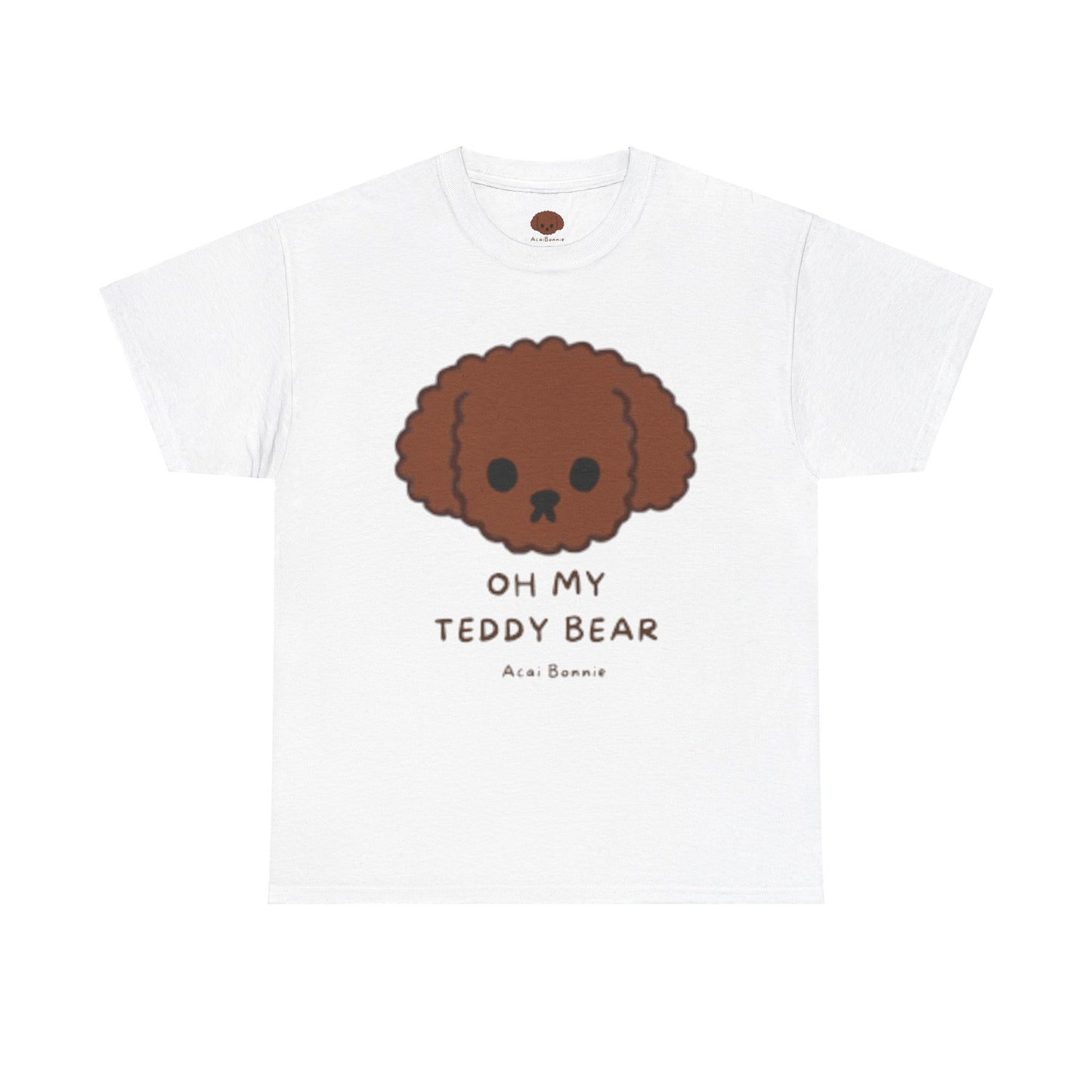 Doodle Oh My Teddy Bear Unisex Cotton T-Shirt