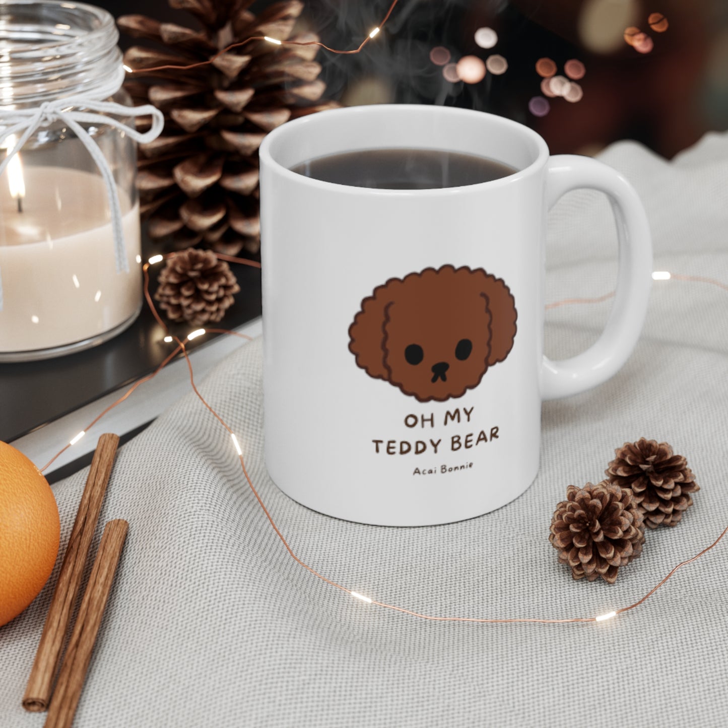 Doodle Oh My Teddy Bear Mug 11oz