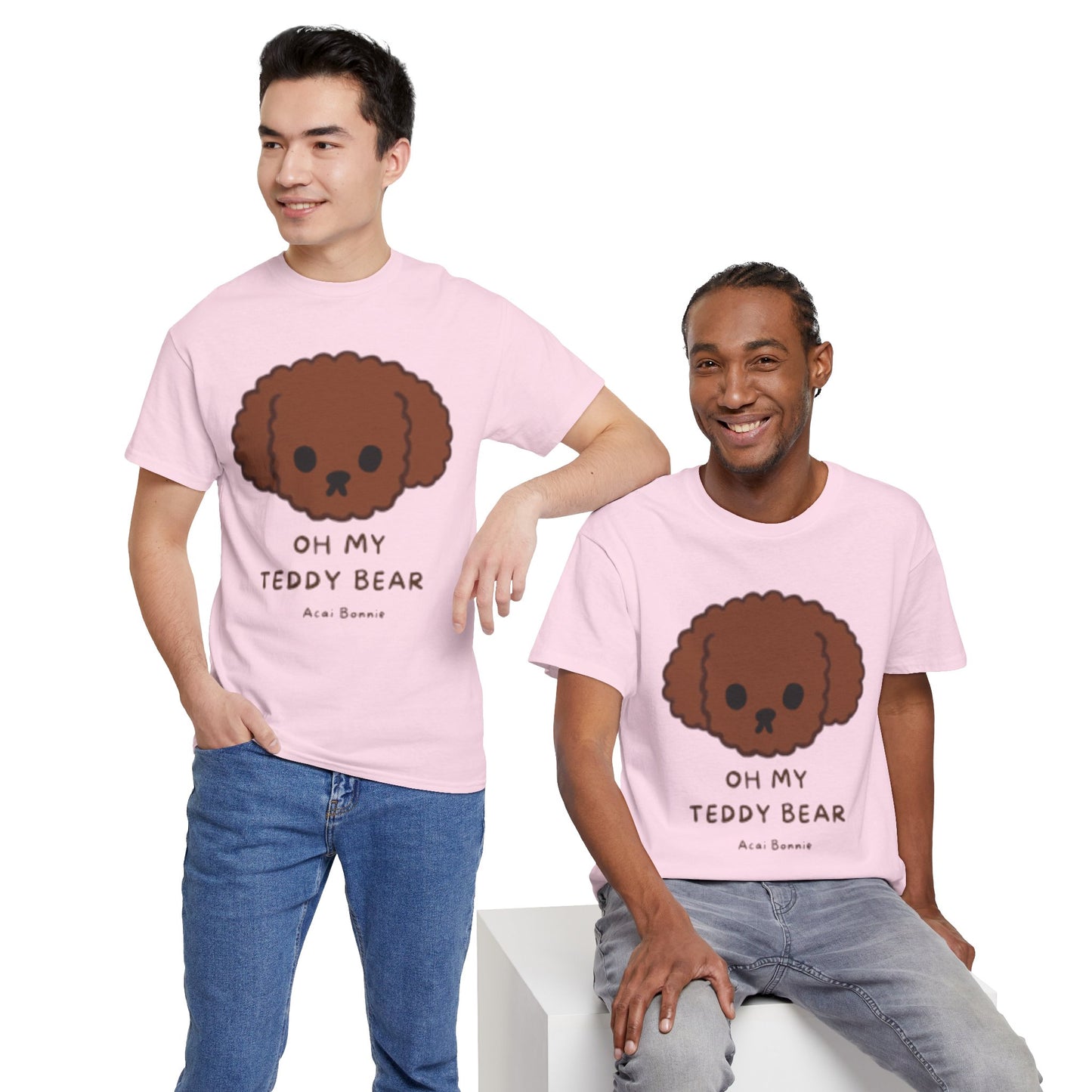 Doodle Oh My Teddy Bear Unisex Cotton T-Shirt