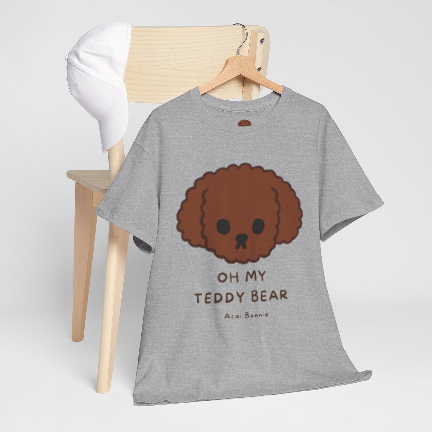 Doodle Oh My Teddy Bear Unisex Cotton T-Shirt