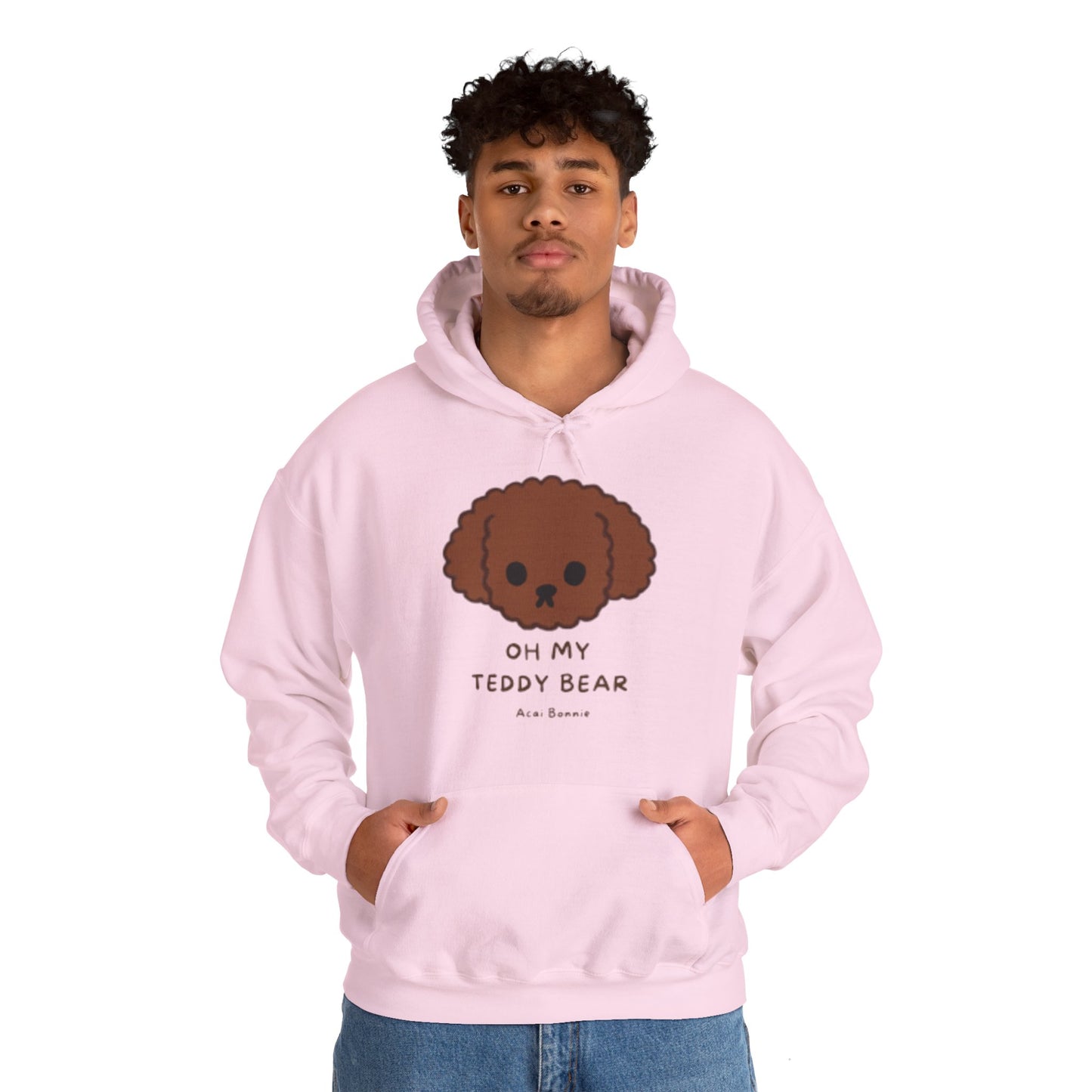 Doodle Oh My Teddy Bear Unisex Blend™ Hooded Sweatshirt